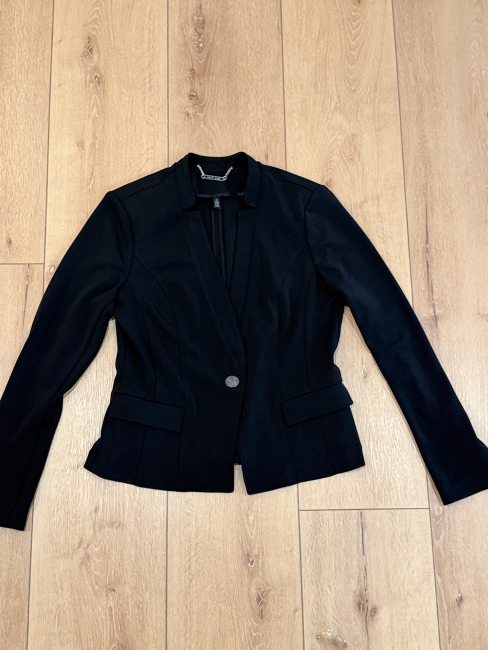 White House Black Market Black Women's Single-Button Blazer Jacket